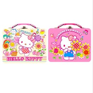 Hello Kitty Pink and Yellow Lunch Boxes